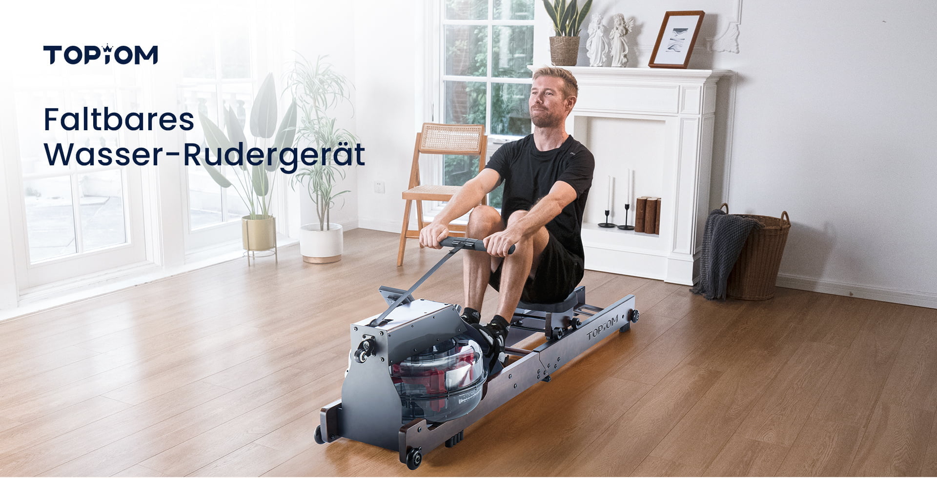 Topiom faltbares Wasser-Rudergerät
