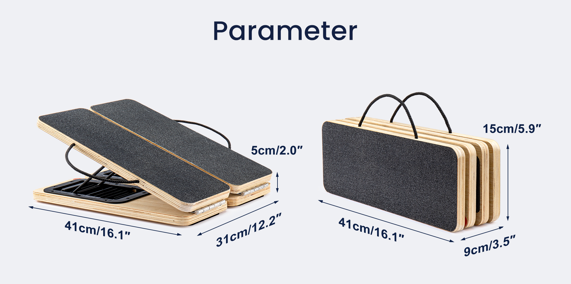 Holz-Schrägbrett Parameter