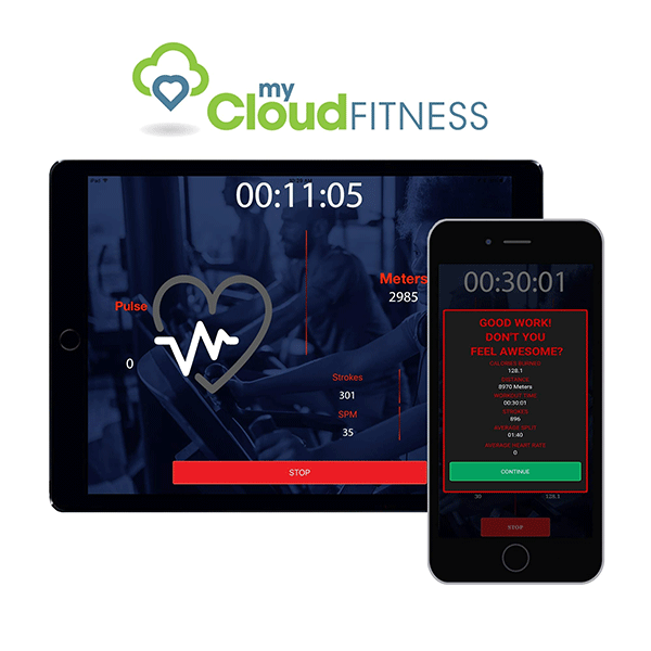 Fitness Reality 1000 plus Magnet Rudergerät Mycloudfitness App