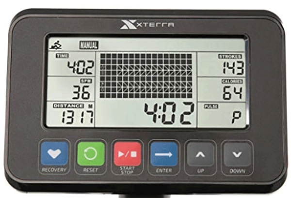 xterra erg600 Rudergerät Monitor