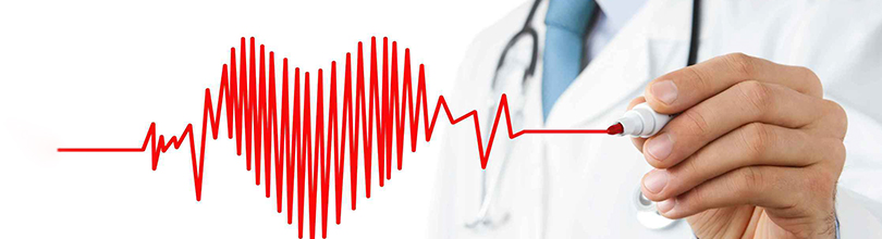 a doctor drawing a heart