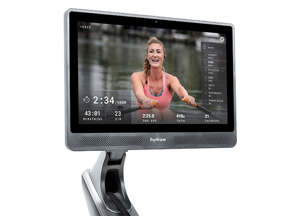 monitor of Hydrow magnetic rowing machine