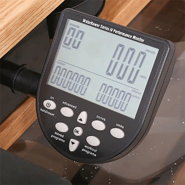 monitor of waterrower rowing machine