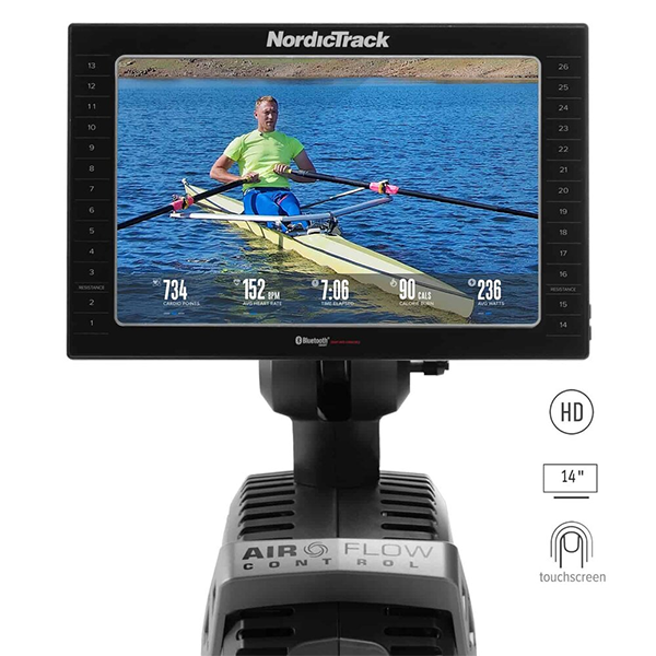 monitor of NordicTrack RW700 rowing machine