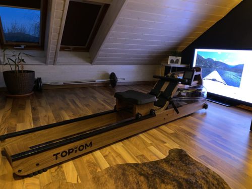 Topiom Rowing Machine With TM3 Monitor photo review