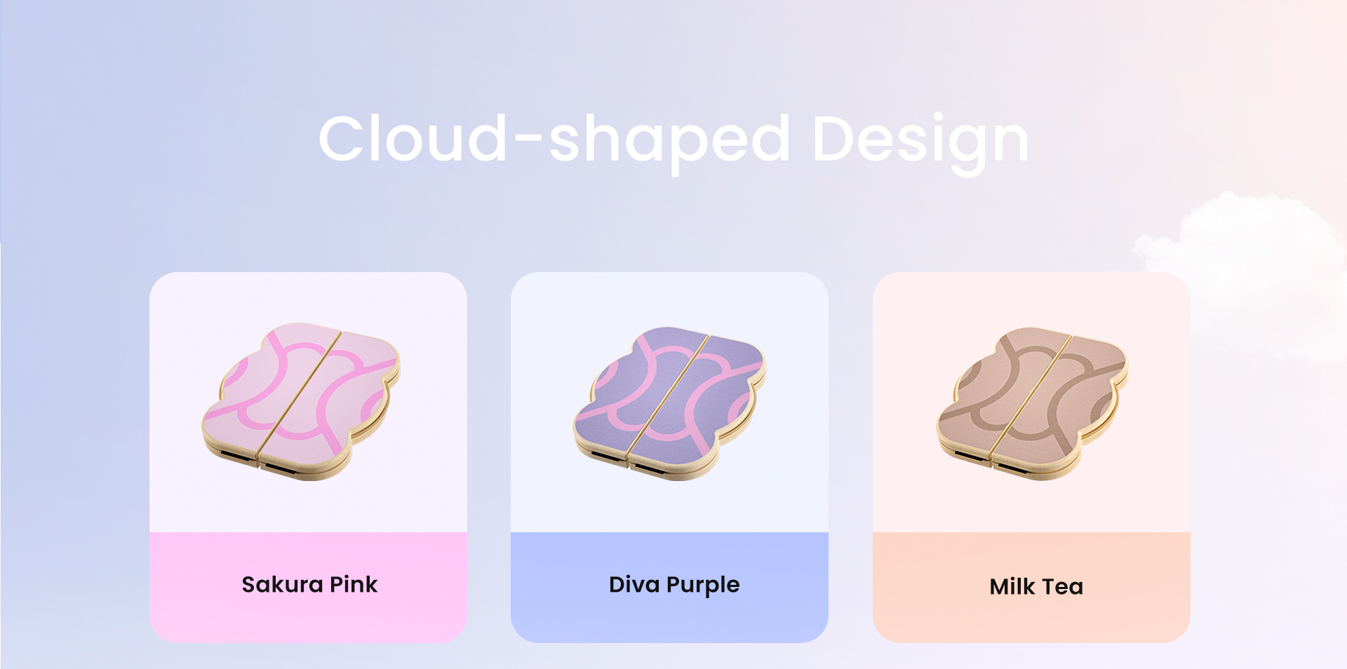 Cloud-shaped design