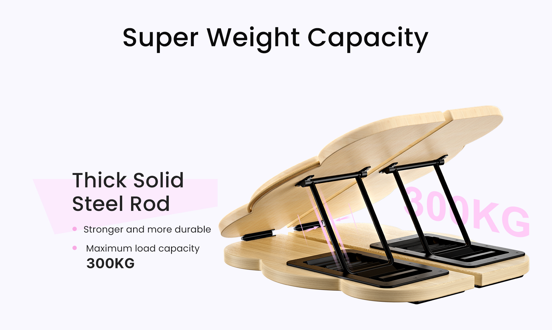 TOPIOM Cloud Foldable Wood Slant Board